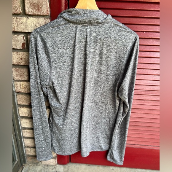 Nike Gray Quarter-Zip Pullover Medium - Picture 4 of 8